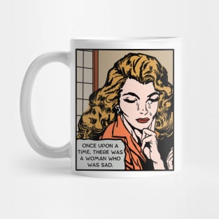 Comic Woman Was Sad Mug